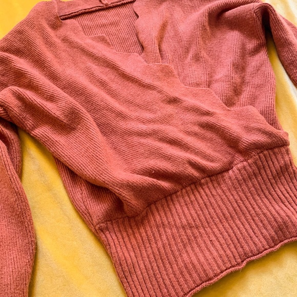 Chicwish Wavy Wrap Knit Top - Picture 4 of 5